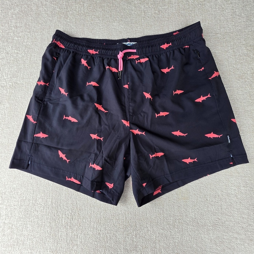NWT MaaMgic Men's XL-5 Swim Trunks Swimming Shorts Beach Surf Shark